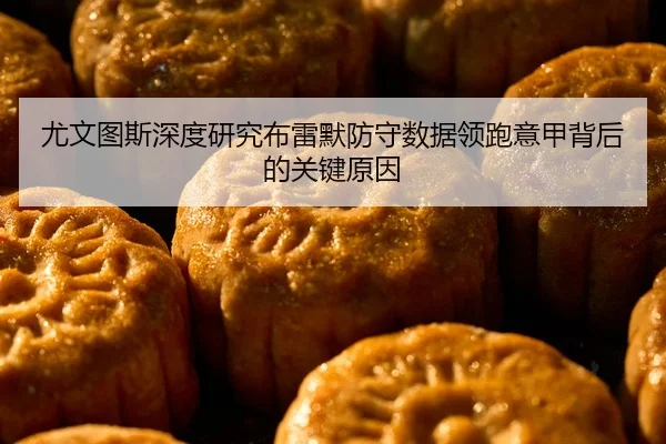 尤文图斯深度研究布雷默防守数据领跑意甲背后的关键原因